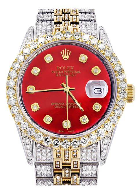 rolex fondo rojo